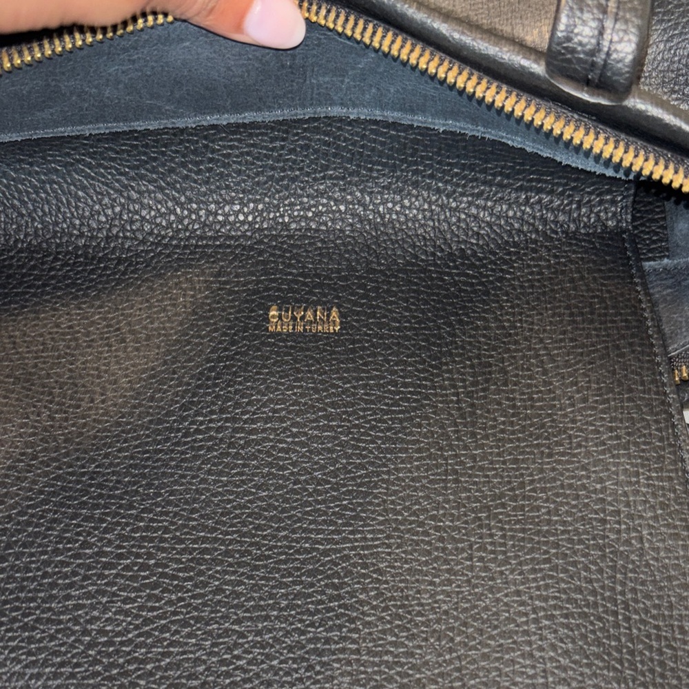 Cuyana soft tall zipped Leather Tote Bag  with Cuyana insert - Picture 8 of 11